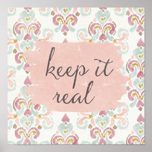 Poster Soft deco III | Keep It Real (Devant)