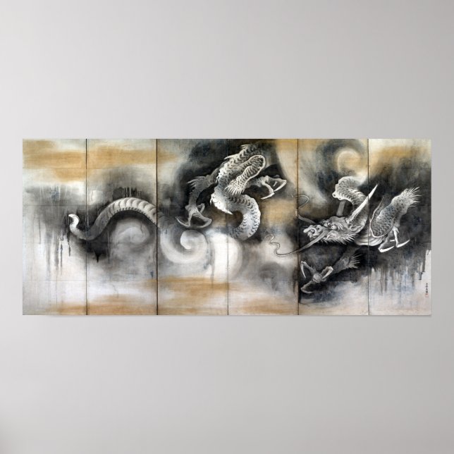 Poster Soga Nichokuan Dragon et Tigre (Devant)