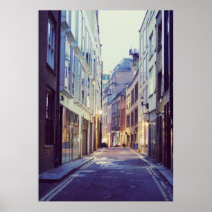 Poster Soho London Street scene