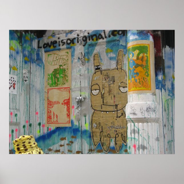 Poster Soho Street Art (Devant)