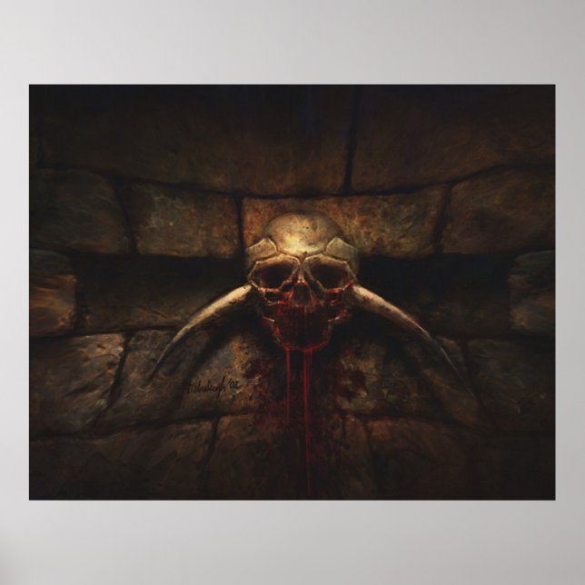 Poster Soif de sang - Dungeon empreinte d'horreur (Devant)