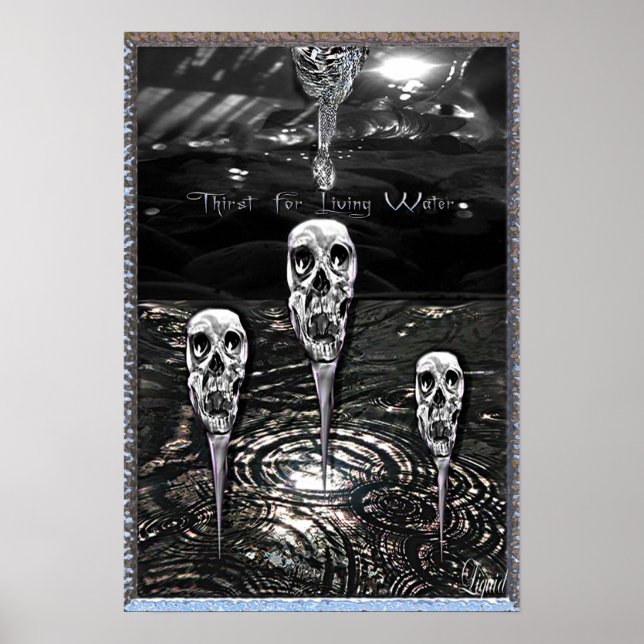 Poster Soif pour l'eau vive (affiche) (Devant)