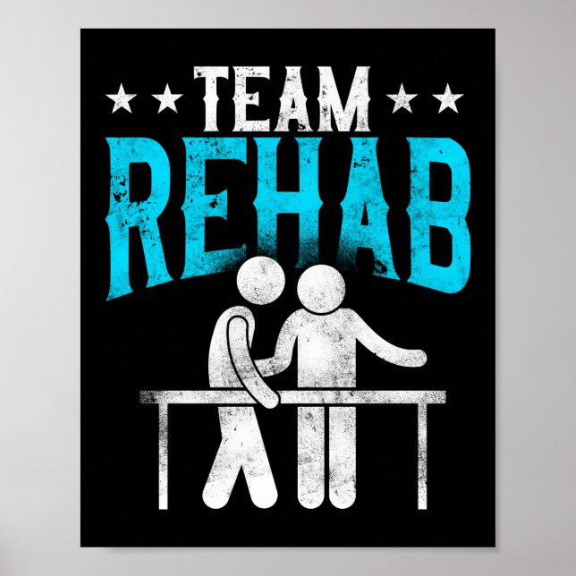 Poster Soins de réadaptation de l'équipe de l'Assistant T (Devant)