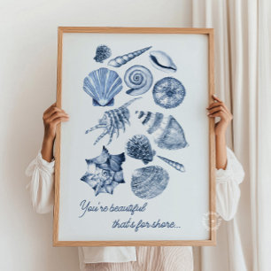 Poster Soins infirmiers Seashell Imprimer le devis person