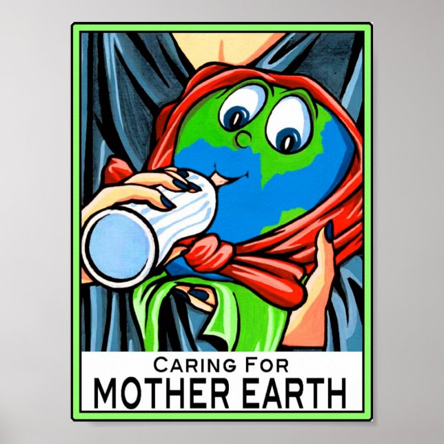 Poster : "Soins pour la Terre Mère" (Devant)