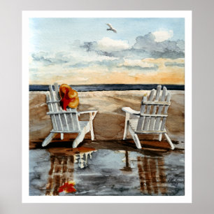 Poster Soirée à la plage