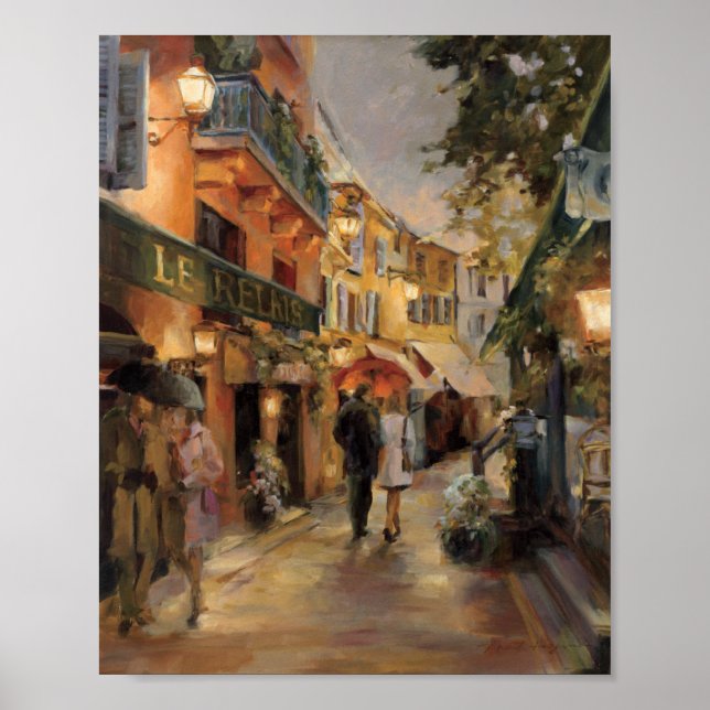 Poster Soirée à Paris (Devant)