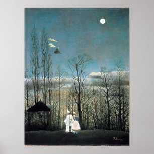 Poster Soirée Carnaval Henri Rousseau