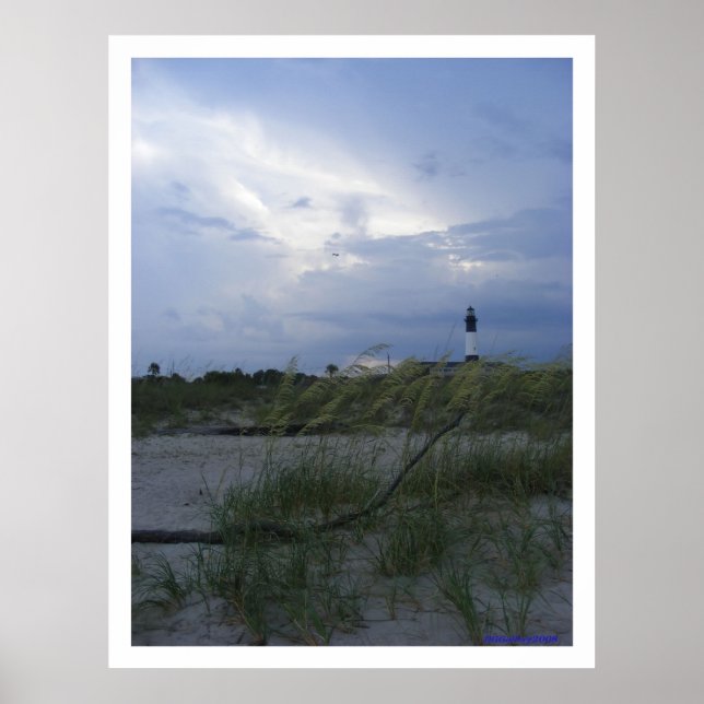 Poster Soirée de l'île Tybee (Devant)