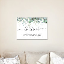 Soirée de mariage simple Eucalyptus Green
