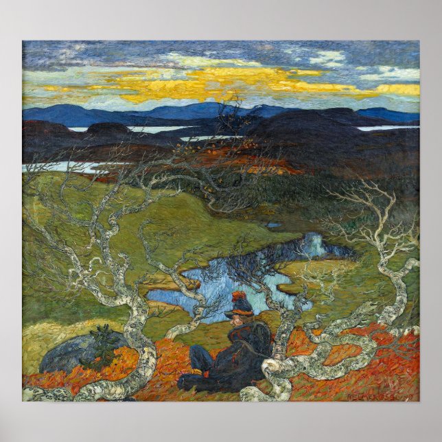 Poster Soirée de printemps de Helmer Osslund Derrière Kir (Devant)