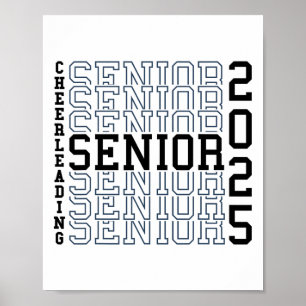 Poster Soirée de seniors de cheerleading Cheer Senior 202