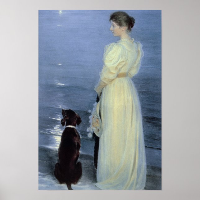 Poster Soirée d'été à Skagen (Devant)
