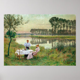 Poster Soirée d'été par Emile Claus