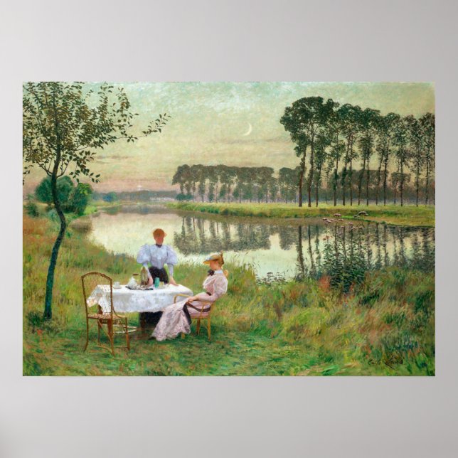 Poster Soirée d'été par Emile Claus (Devant)