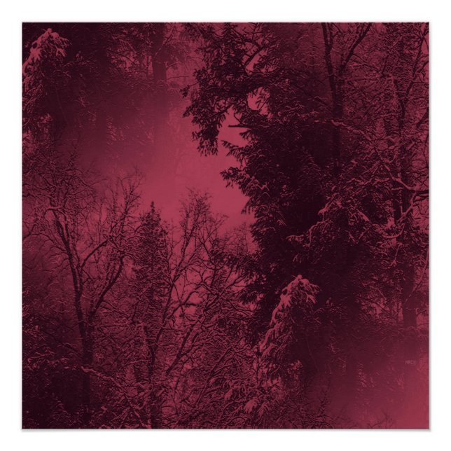 Poster Soirée en hiver... (Devant)