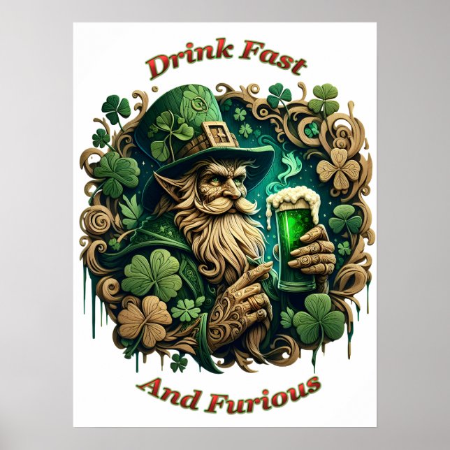 Poster Soirée enchantée de Ale A Leprechauns Toast 18x24 (Devant)