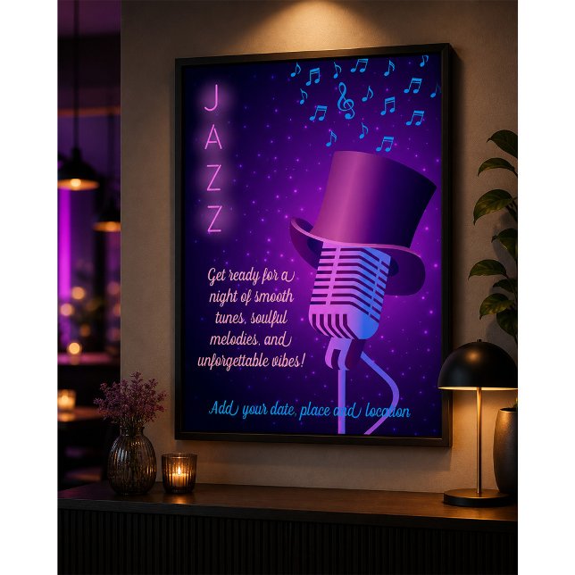 Poster Soirée Jazz (Créateur téléchargé)