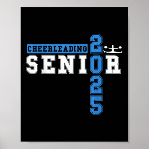 Poster Soirée supérieure Cheerleader Cheer Senior 2025 Gr