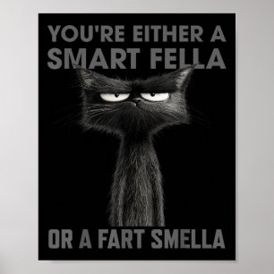 Poster Soit vous êtes un type intelligent, soit un renifl