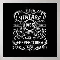 Soixante-dix vintages 70e anniversaire personnalis