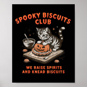 Poster Soky Biscuits Club Cat Halloween Cuisson