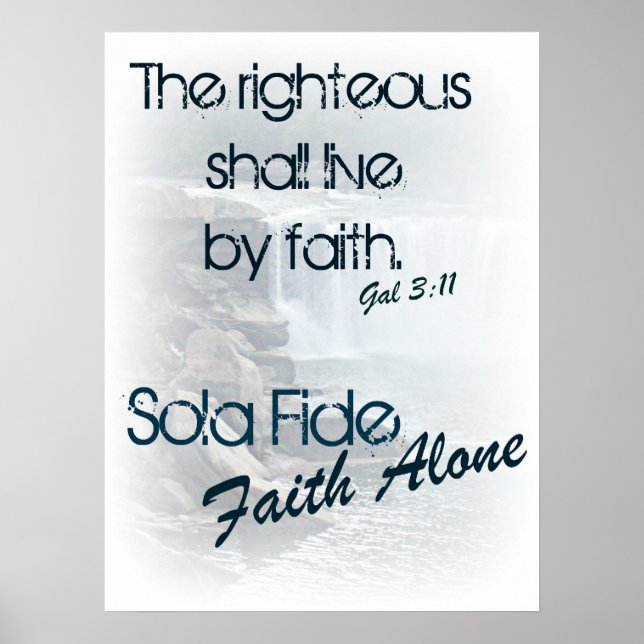Poster Sola Fide / La Foi seule (Devant)