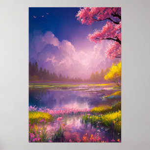 Poster Solace dans l'Oasis de la Forêt Paisible