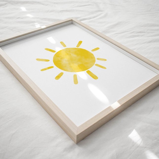 Poster solaire aquarelle (Créateur téléchargé)
