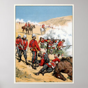 Poster Soldat britannique du XIXe siècle