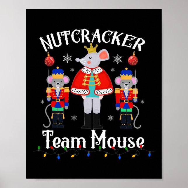 Poster Soldat Casse-Noisette Amusant Jouet Équipe de Dans (Devant)