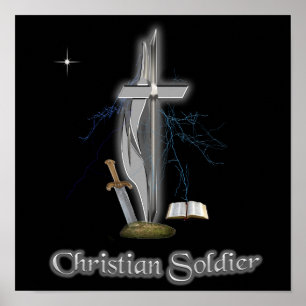 Poster Soldat chrétien