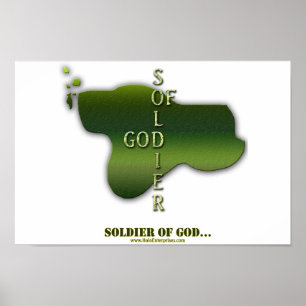 Poster Soldat d'affiche de Dieu