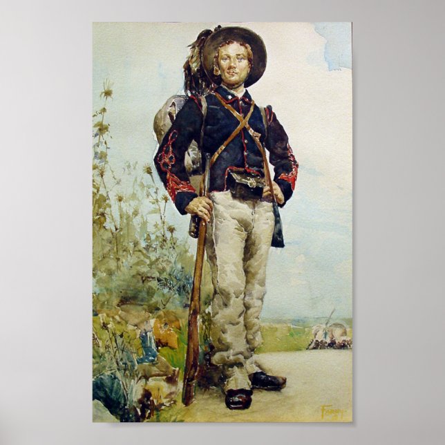 Poster Soldat de la guerre civile (Devant)