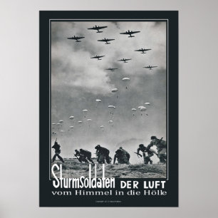Poster Soldat de l'assaut aérien