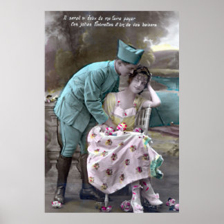 Poster Soldat et amoureux