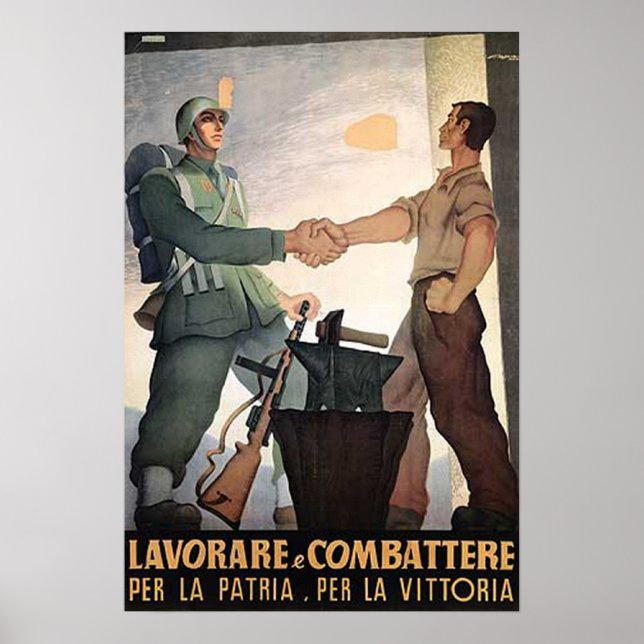 Poster Soldat et travailleur (Devant)