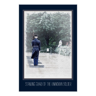 Poster Soldat inconnu de la garde brillante