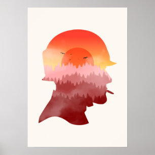 Poster Soldat minimaliste