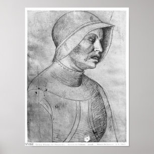 Poster Soldat portant un casque