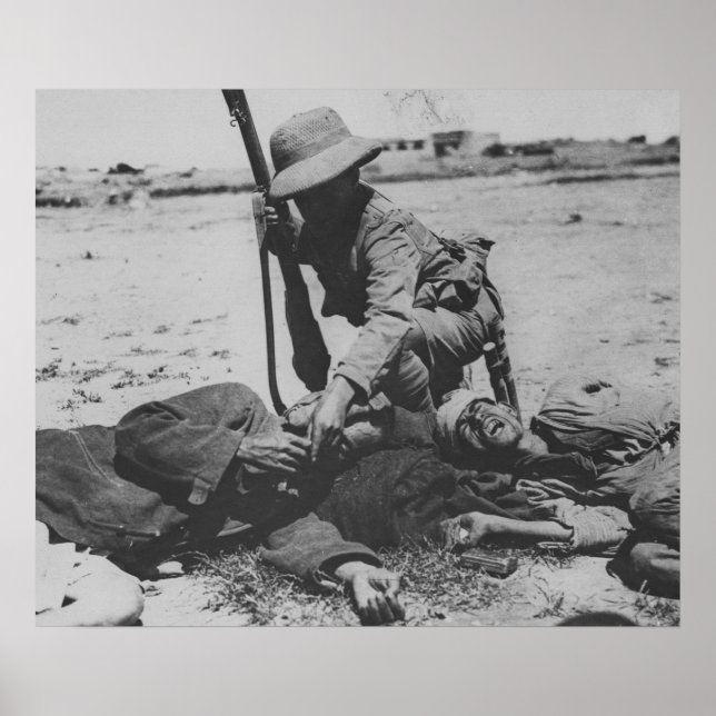 Poster Soldat turc affamé (Devant)