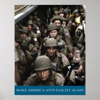 Poster Soldats américains de la Seconde Guerre mondiale s