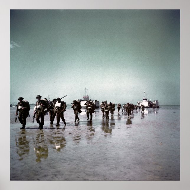 Poster Soldats canadiens (Devant)