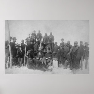 Poster Soldats noirs de la 25e infanterie