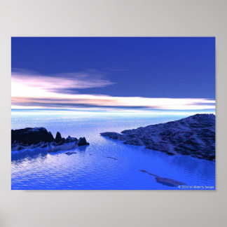 Poster Soleil arctique