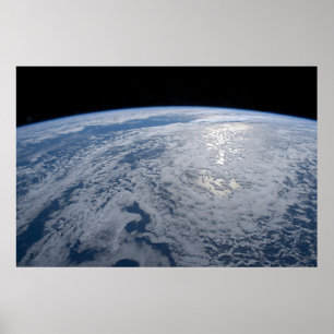 Poster Soleil Brillant Sur L'Océan Pacifique Sud.