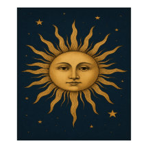 Soleil céleste vintage des années 90