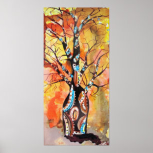Poster Soleil de Boab Tree