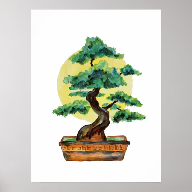 Poster Soleil de Bonsai Tree (Devant)