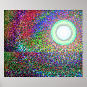 Poster Soleil désert